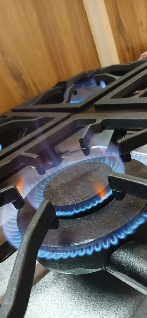 Regulagem de chama fogão industrial